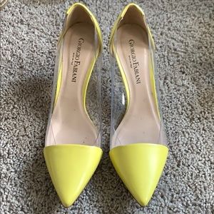 Perfect wedding heels - canary yellow